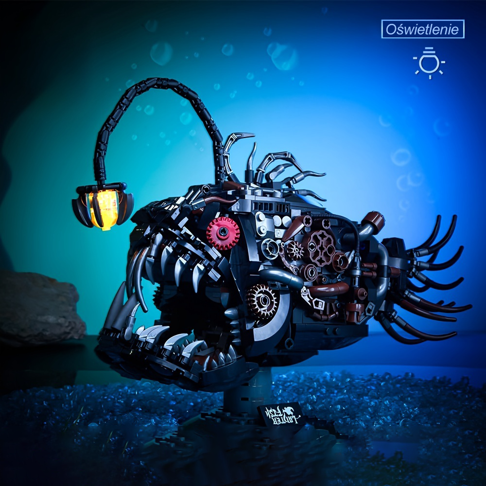Anglerfish hõõguva valgusega | 1038 tükki