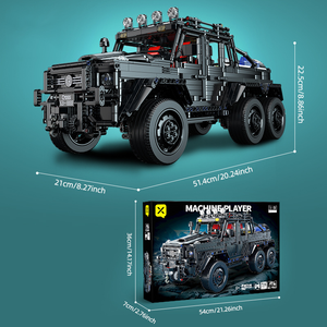 SAMOCHÓD TERENOWY 6x6 | 3224 elementów
