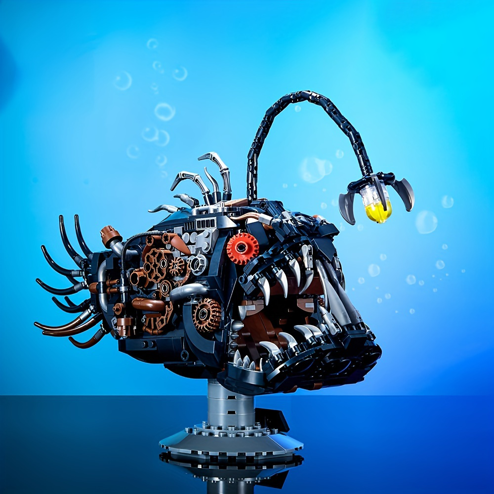 Anglerfish hõõguva valgusega | 1038 tükki