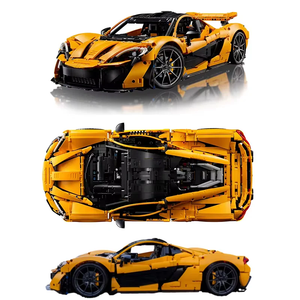 YELLOW RACING CAR | 3893 pieces