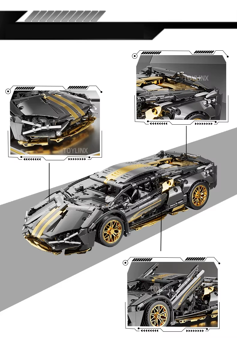 Spordi võidusõiduauto | 1280 tükki