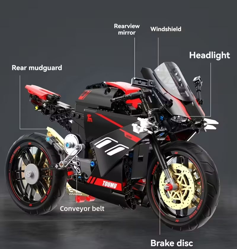 TECHRIDER FUTURISTIC MOTORCYCLE | 500 pieces