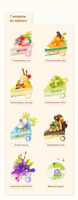 DELICIOUS CAKE IN MANY FLAVORS | 2312 pieces
