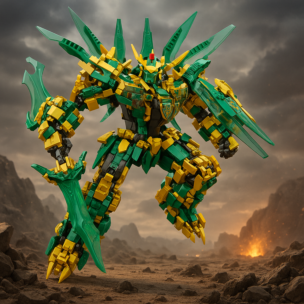 Mech Robot Warriori hoonekomplekt | 1618 tükki