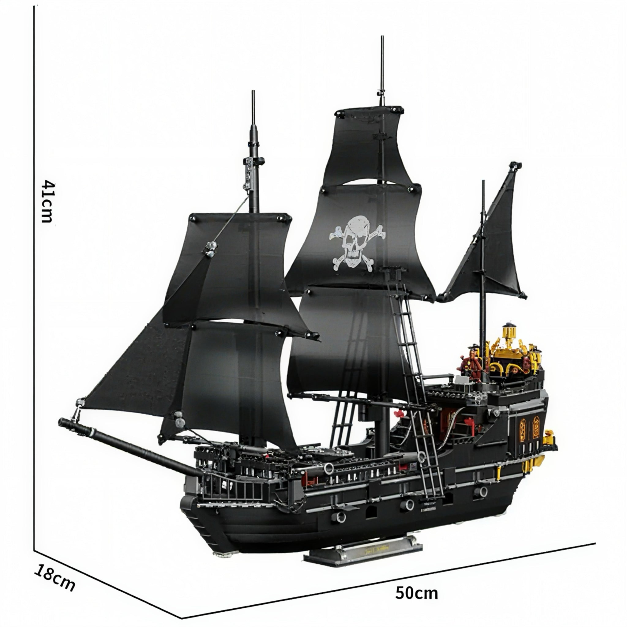BLACK PEARL PIRATE SHIP | 1424 pieces