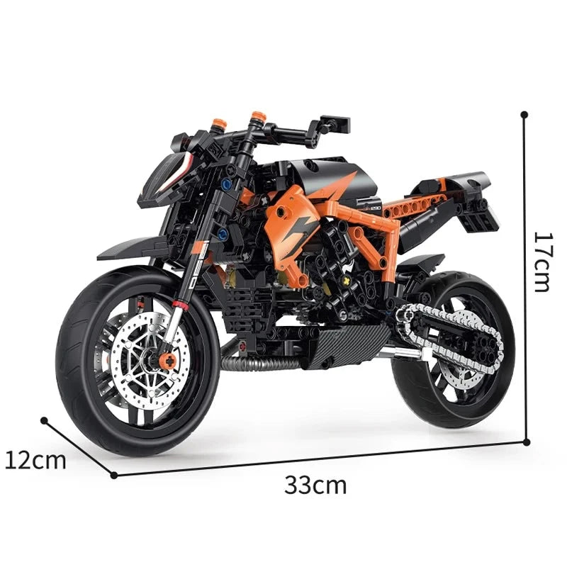 Oranž mootorratas 1: 8 | 579 tükki