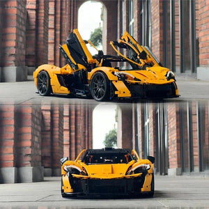 YELLOW RACING CAR | 3893 pieces