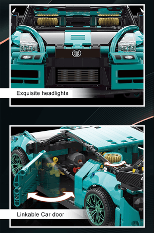 [ZDJ] [DO DODANIA]  AUTO SPORT RACE CAR NISSAN GTR MODEL SET BLOCKS | 1001 pieces [ZDJ] [DO DODANIA]  AUTO SPORT RACE CAR NISSAN GTR MODEL SET BLOCKS | 1001 pieces 