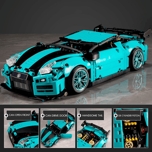 [ZDJ] [DO DODANIA]  AUTO SPORT RACE CAR NISSAN GTR MODEL SET BLOCKS | 1001 pieces [ZDJ] [DO DODANIA]  AUTO SPORT RACE CAR NISSAN GTR MODEL SET BLOCKS | 1001 pieces 