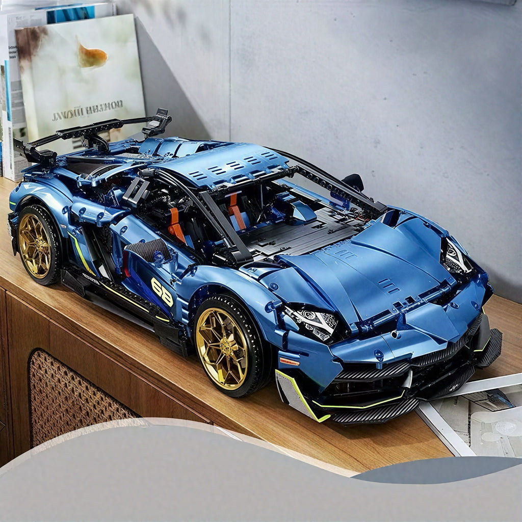Metalliline sinine sportauto | 3811 tükki