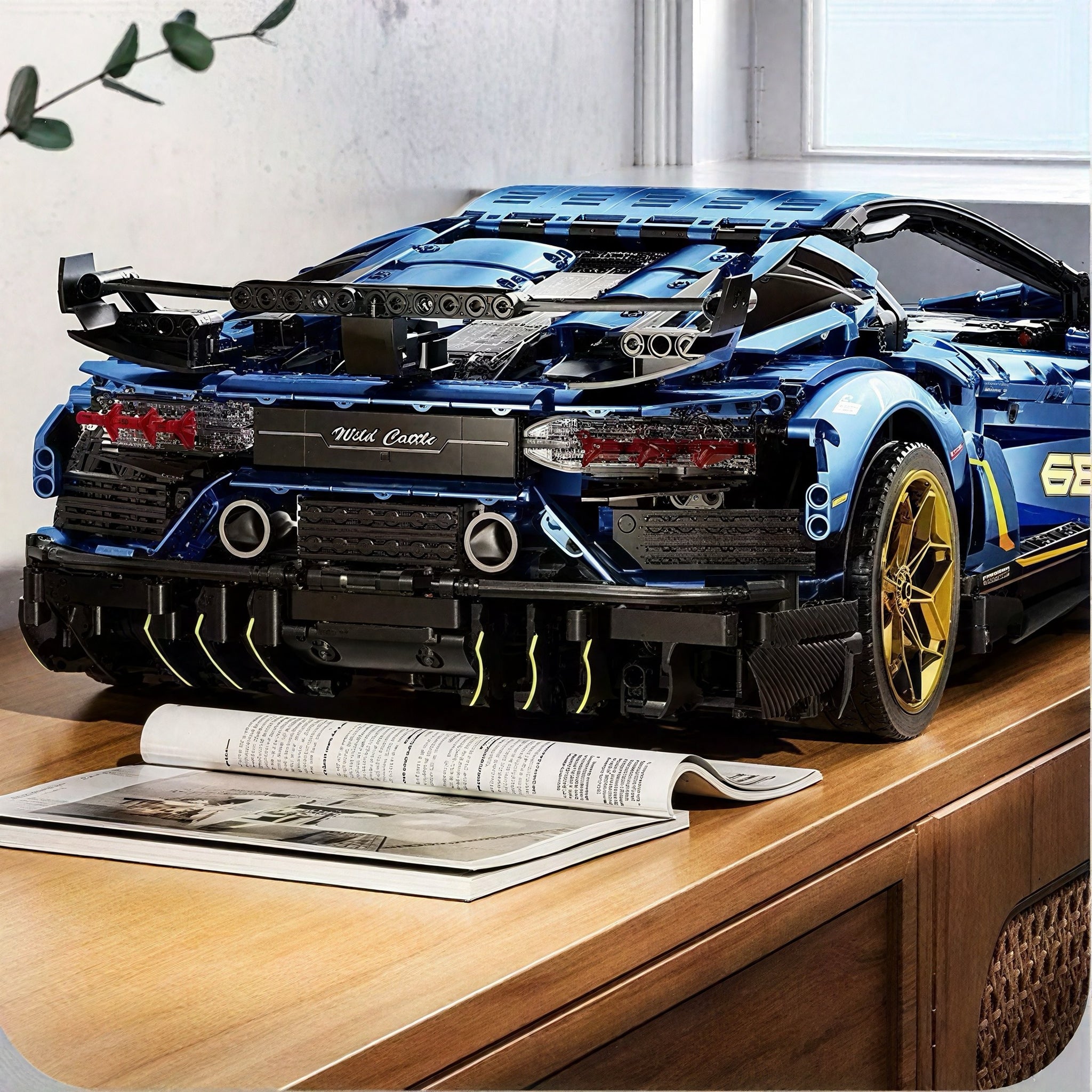 Metalliline sinine sportauto | 3811 tükki
