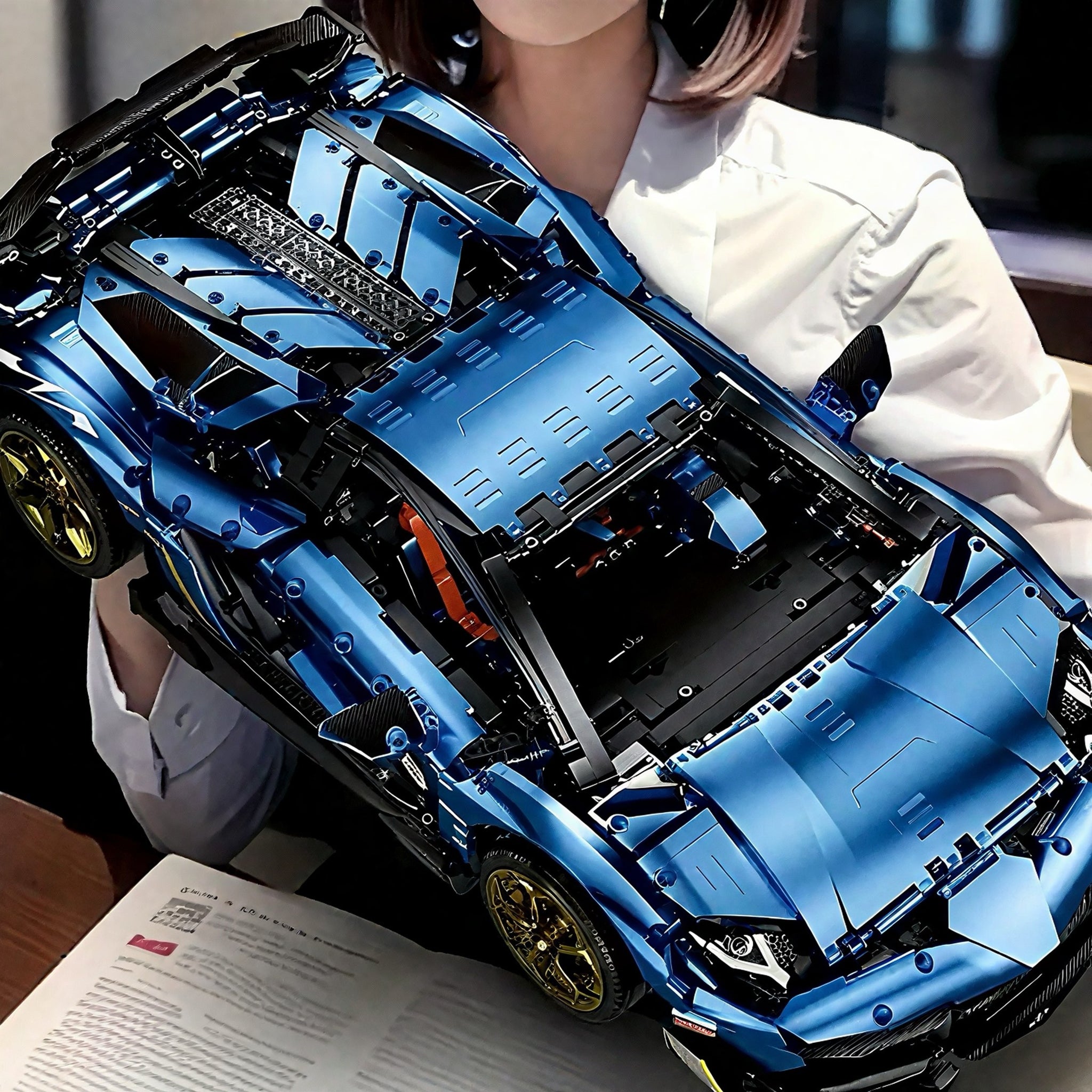 Metalliline sinine sportauto | 3811 tükki